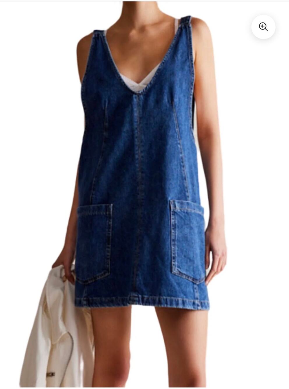 Free People We The Free High Roller Skirtall - Sapphire Blue - XS (New)